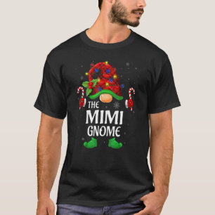 Mimi Gnome Buffalo Red Plaid Matching Family Chris T-Shirt