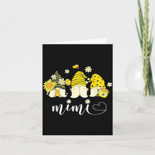Mimi grandma women cute gnomes theme mother's day card