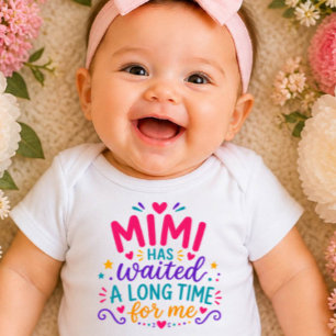 Mimi Has Waited Colourful Baby Bodysuit
