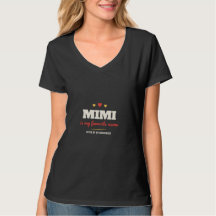 Mimi Is My Favourite Name Women's V-Neck Tee
