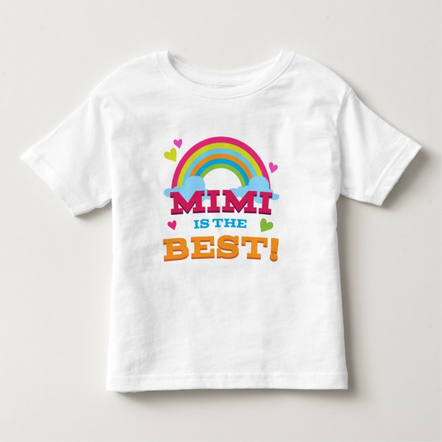 Mimi Is the Best Toddler T-Shirt (Front)