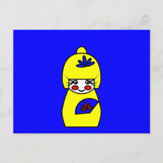 Mimi (Kokeshi Doll) Postcard
