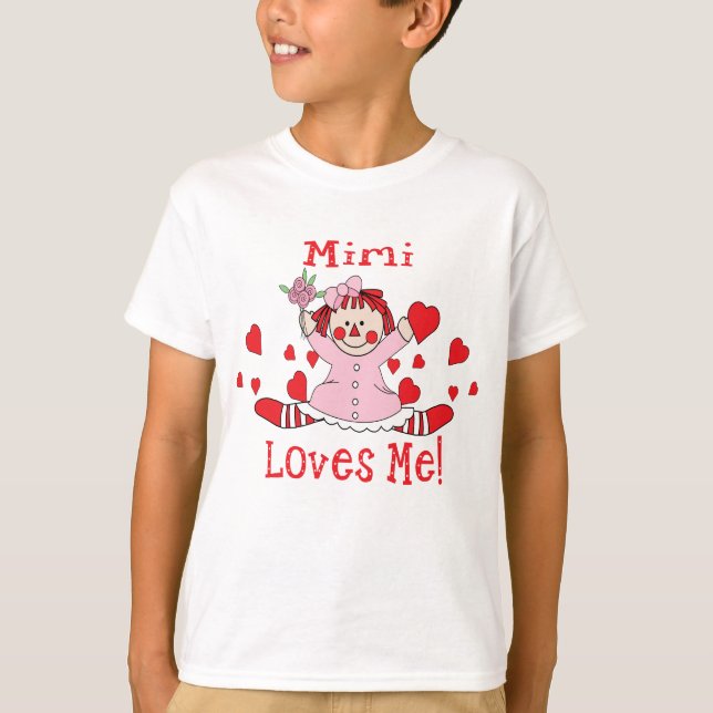 Mimi Love's me Rag Doll T-Shirt (Front)