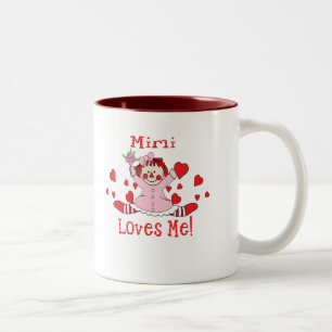 Mimi Love's me Rag Doll Two-Tone Coffee Mug