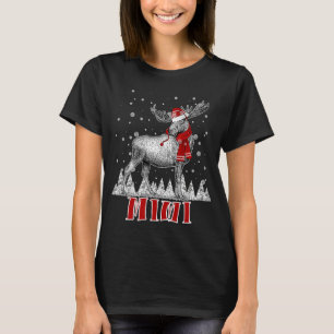 Mimi Moose Wear Santa Hat Matching Family Christma T-Shirt