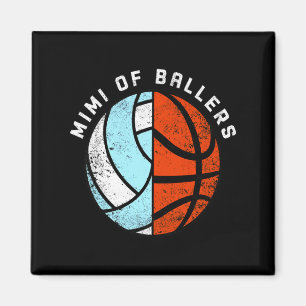 Mimi of ballers funny volleyball basketball mimi p magnet