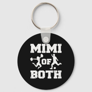 Mimi Of Both Cheer And Soccer Funny Cheerleader Sp Key Ring