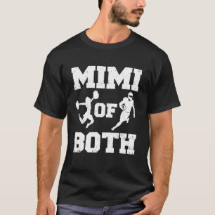 Mimi of Both Cheer Football Funny Cheerleader Spor T-Shirt