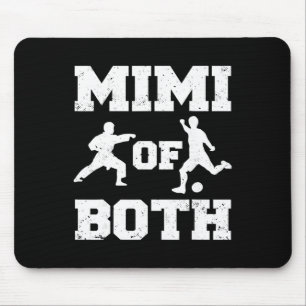 Mimi Of Both Karate And Soccer Funny Martial Arts Mouse Pad