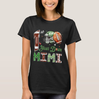 Mimi Of The 1 Year Old Football 1st Birthday Boy T-Shirt
