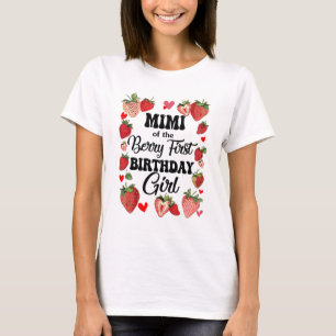 Mimi Of The Berry First Birthday Girl Sweet One St T-Shirt