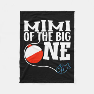 Mimi Of The Big One Fishing Boy First Birthday Ofi Fleece Blanket