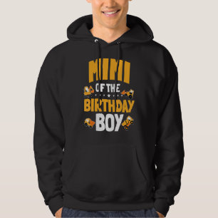 Mimi Of The Birthday Boy Construction Worker Bday Hoodie