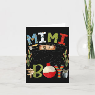 Mimi of The Birthday Boy Fishing Lover Family Card