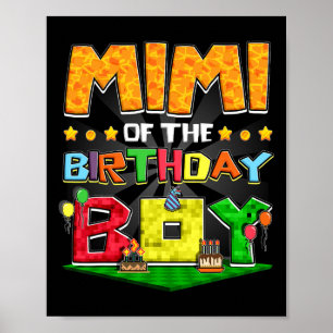 Mimi Of The Birthday Boy Game Gaming Family Party Poster