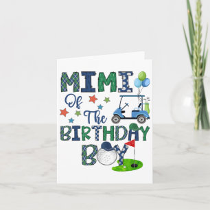 Mimi Of The Birthday Boy Hole In One Golf Lover Card