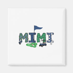 Mimi Of The Birthday Boy Hole In One Golf Sport Ma Magnet