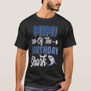 Mimi Of The Birthday Boy Shark Ocean Matching Fami T-Shirt