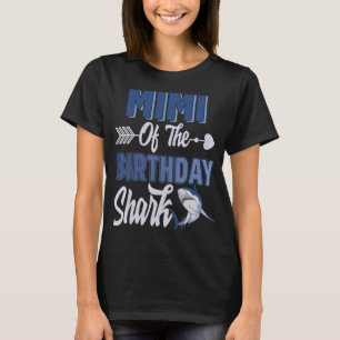 Mimi Of The Birthday Boy Shark Ocean Matching Fami T-Shirt