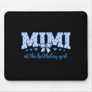 Mimi of The Birthday Girl Blue Chinoiserie Floral Mouse Pad