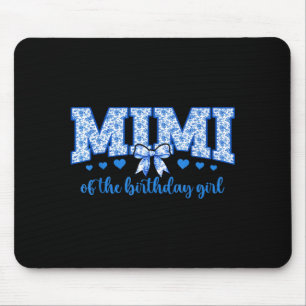 Mimi of The Birthday Girl Blue Chinoiserie Floral Mouse Pad