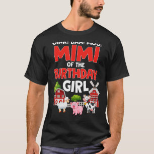 Mimi of The Birthday Girl Farm Animals Tractor Pa T-Shirt