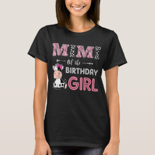 Mimi of The Birthday Girl Farm Cow Grandma Matchin T-Shirt