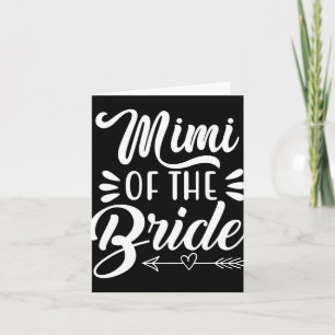 Mimi Of The Bride Wedding Party Family Bridal Show Card