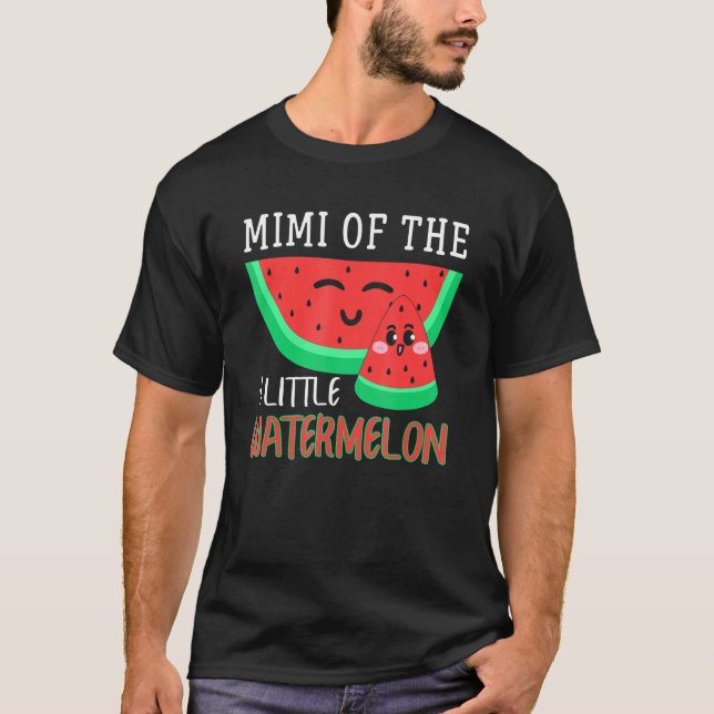 Mimi Of The Little Watermelon Melon Family Matchin T-Shirt (Front)