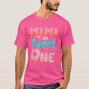 Mimi Of The Sweet One 1st Birthday Donut Theme Fam T-Shirt