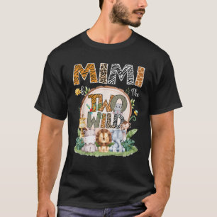 Mimi Of The Two Wild Animal Safari 2Nd Birthday Bo T-Shirt