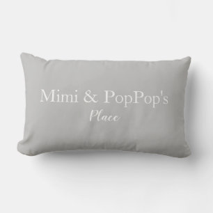 Mimi Pop Pop Place Home Grandparent Lumbar Cushion