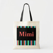 Mimi Pretty Striped Tote Bag