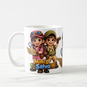 Mimi & Salvo Twins Girl & Boy Coffee Mug