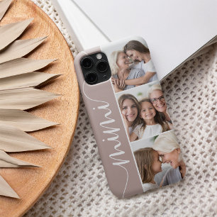 Mimi Script Grandma Photo Collage iPhone 16 Case