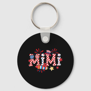 Mimi Sungles Usa Flag Fireworks Patriotic 4th Of J Key Ring