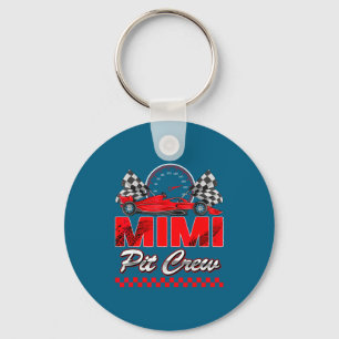 Mimi T Crew Racing Family Race Car Birthday Boy Key Ring
