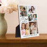 Mimi We Love You Grandkids Names 6 Photo Collage  Plaque<br><div class="desc">Customised Mimi picture frame plaque with grandkids names and  grandchildren photos .Makes a special, memorable and unique keepsake gift for holidays, birthday, grandparents day, mothers day and Christmas.</div>