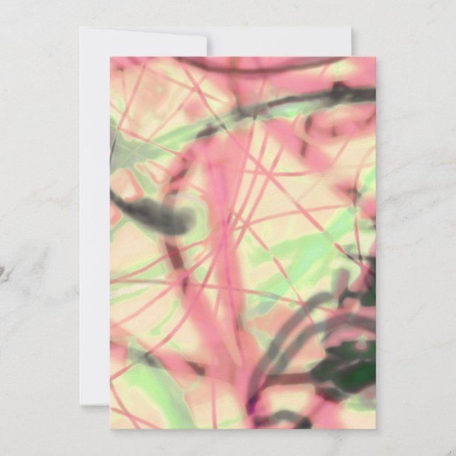 'Mimic 1' (detail) Invitation by Zemarelli (Front)