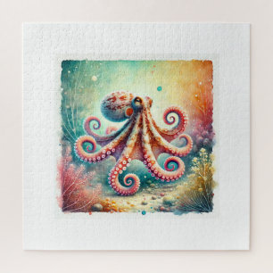 Mimic Octopus 300824AREF131 - Watercolor Jigsaw Puzzle