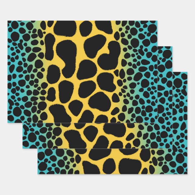 Mimic Poison Dart Frog Wrapping Paper Sheet (Set)