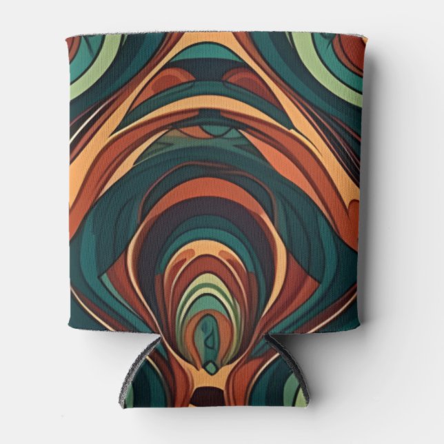 Mimic Seamless Pattern Can Cooler (Front)