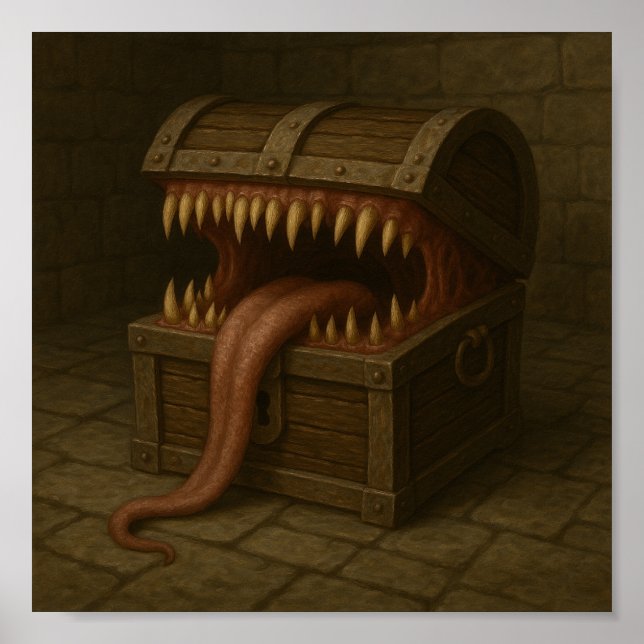 Mimic Treasure Chest – The Ultimate Surprise  Poster (Front)