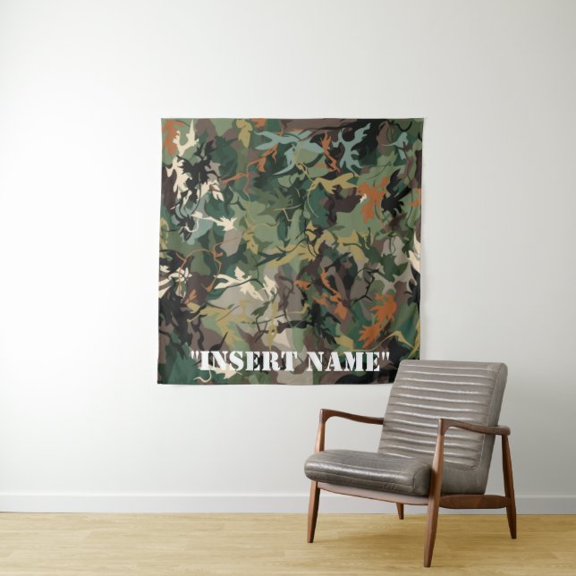 Mimicking Nature: The Science of Camouflage Tapestry (In Situ (Horizontal))