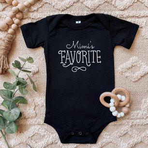 Mimi's Favourite Personalised Baby Tee