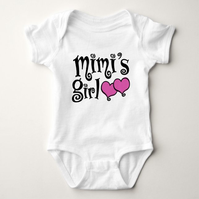 Mimi's Girl Baby Bodysuit (Front)