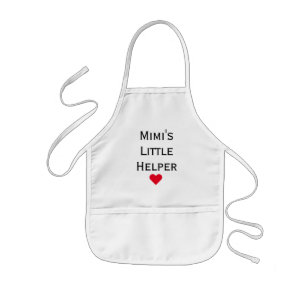 Mimi's Little Helper Grandkids Kids Apron