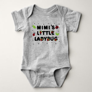 Mimi's Little Ladybug - Cute  Baby Bodysuit