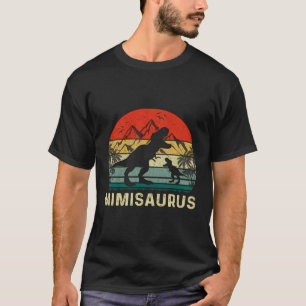 Mimisaurus Dinosaur Funny Mama Saurus Rex Family M T-Shirt