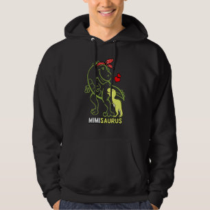 Mimisaurus Mimi Tyrannosaurus Dinosaur Baby Mother Hoodie